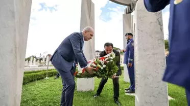 TBMM Başkanı Kurtulmuş, Aliya İzzetbegoviç'in kabrini ziyaret etti
