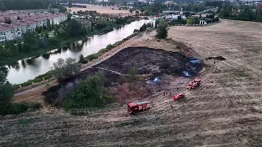 Eskişehir'de Tarım Arazisi Yangını