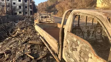 Lazkiye'deki Orman Yangınları Devam Ediyor