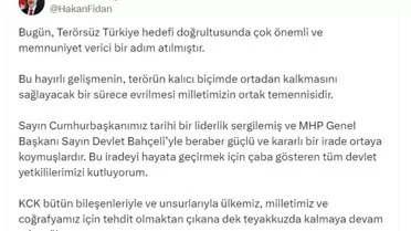 Fidan: PKK'ya karşı teyakkuz sürecek