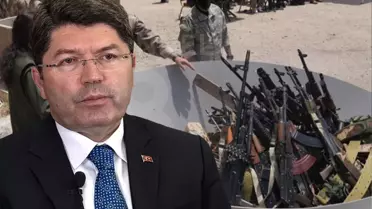 Bakan Tunç, PKK'nın silah yakmasını böyle yorumladı: Bugün kardeşliğimize vurulan hançer çıkarıldı