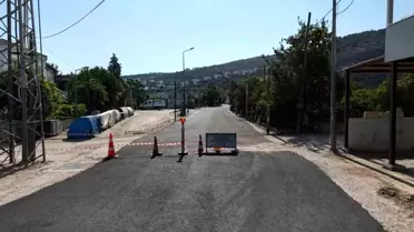 Bodrum'da Asfalt Çalışmaları Devam Ediyor