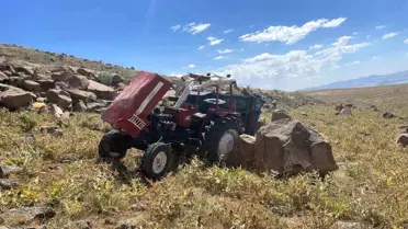 Bulanık'ta Traktör Uçuruma Düştü: 1'i Ağır 3 Yaralı
