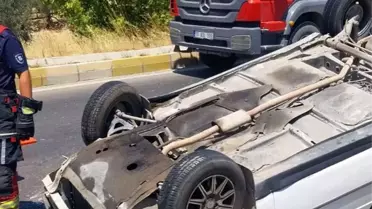 Balıkesir'de Tek Taraflı Trafik Kazası