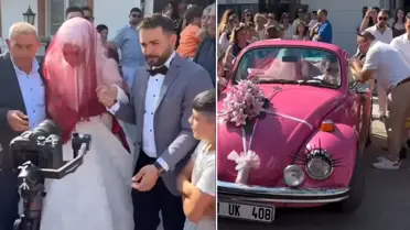 Kadir Ezildi gelinini davul zurna eşliğinde baba evinden aldı