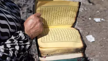 Yangında Kur'an-ı Kerim Kurtarıldı