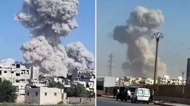 Suriye'de askeri karargahta şiddetli patlama