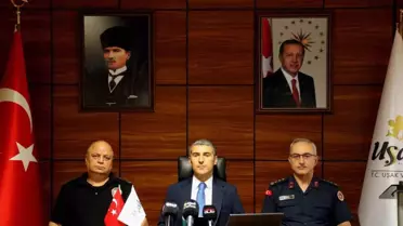 Uşak'ta Güvenlik Toplantısı: Suç Oranları ve Önlemler
