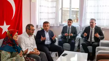 Vali Sözer şehit Osman Er'in ailesini ziyaret etti