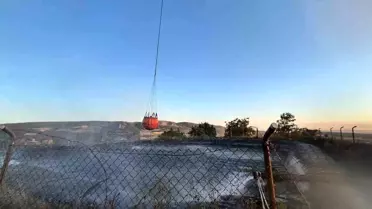 Şarköy'de Orman Yangınına Hızlı Müdahale