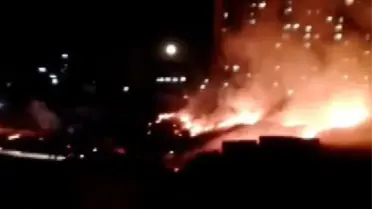 Esenyurt'ta İnşaat Alanında Yangın