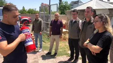 Iğdır'da DKMP Personeline Yangın Güvenliği Eğitimi Verildi