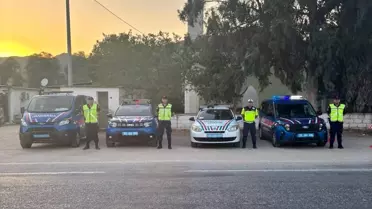 Karpuzlu'da Drone Destekli Trafik Denetimi