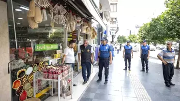 Mersin'de Zabıta Ekiplerinden Yol ve Kaldırım İşgallerine Karşı Denetim