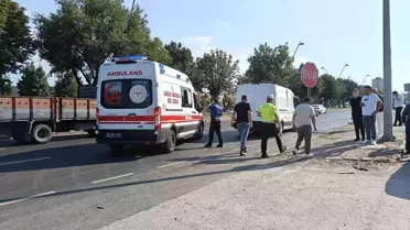 Kayseri'de Trafik Kazası: 1 Yaralı