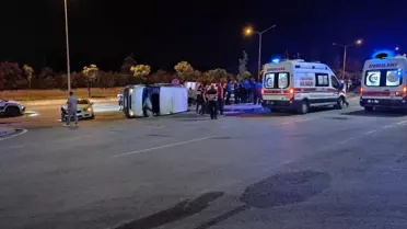 Kayseri'de Otomobil-Minibüs Çarpıştı: 9 Yaralı