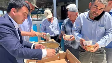 Özükavak'ta Muharrem Ayı Dolayısıyla Aşure İkramı