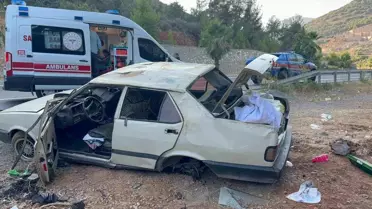 Gazipaşa'da Tofaş Takla Attı: 5 Yaralı