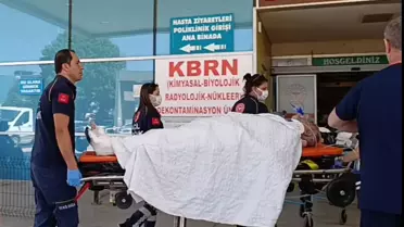 İnegöl'de İnşaat Sahibi Iskeleden Düştü