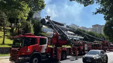 Ataşehir'de Restoran Yangını