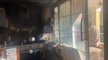 Edremit'te Yangın: 2 Kişi Dumandan Etkilendi