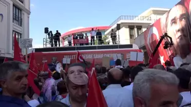 CHP Genel Başkanı Özgür Özel, Abdurrahman Tutdere için destek mitingi düzenledi