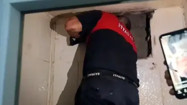 Yavru Kedi Havalandırmadan Kurtarıldı