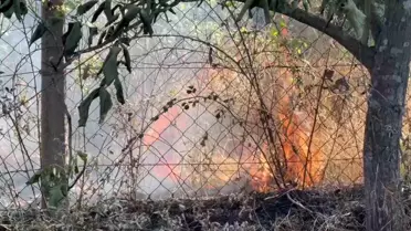 Karabük'te Anız Yangını: 25 Dönüm Zarar