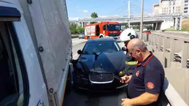 Samsun'da Trafik Kazası: Maddi Hasar