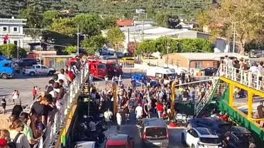 Feribot Yangınına Başarılı Müdahale