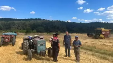 Çiftçilere Yangın Bilgilendirmesi