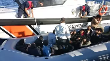 Ayvalık'ta 16 Düzensiz Göçmen Yakalandı