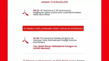 Niğde'de 15 Temmuz Şehitleri dualarla anılacak