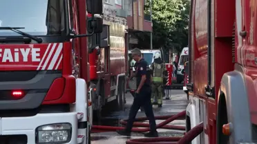 Pendik'te Çatı Yangını