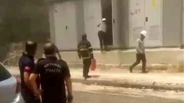 Adıyaman'da Aşırı Sıcaklar Elektrik Trafosunda Yangına Neden Oldu