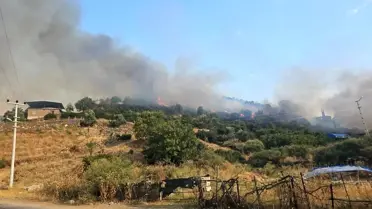 Çine'de Yangın Kontrol Altına Alındı