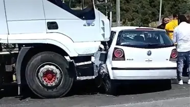 Bilecik'te Tır-Otomobil Kazası: 1 Ağır Yaralı