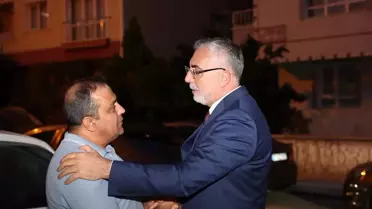 Çalışma ve Sosyal Güvenlik Bakanı Işıkhan, 15 Temmuz şehidi Yakup Kozan'ın ailesini ziyaret etti