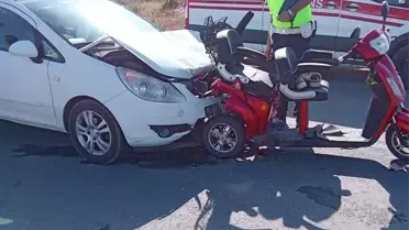 Enez'de Elektrikli Bisiklete Otomobil Çarptı: 1 Ölü, 1 Yaralı