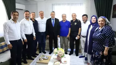 İncirliova protokolü gazi Çalışkan'ı unutmadı
