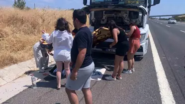 Kırkağaç'ta Trafik Kazası: 4 Yaralı