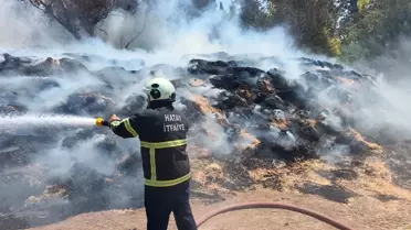 Hatay'da Samanlık Yangını Kontrol Altına Alındı