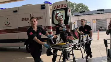 Kamyonetten Düşen İşçi Ağır Yaralandı