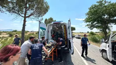 Demirci'de Kaza: 1 Ölü, 4 Yaralı