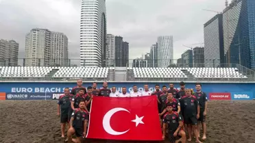Plaj Futbolu Milli Takımı, Gürcistan'da 15 Temmuz şehitlerini andı