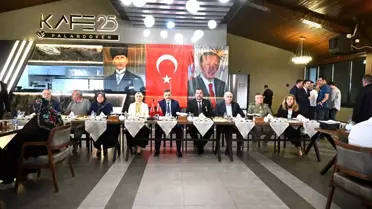 Şehit yakınları ve gaziler onuruna yemek programı düzenlendi