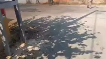 Silivri'de Buğday Tarlasında Yangın