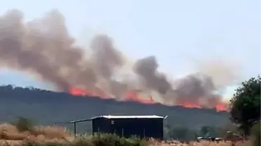 Bursa'da Orman Yangınlarına Müdahale Devam Ediyor