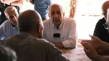 Ümit Özdağ İzmir'de Yangın İncelemesi Yaptı