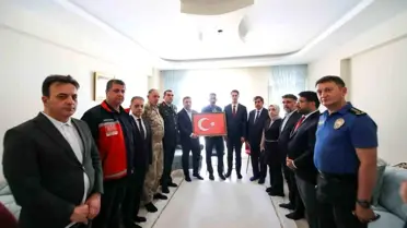 Vali Aydoğdu, Gazi Çatma'yı Ziyaret Etti